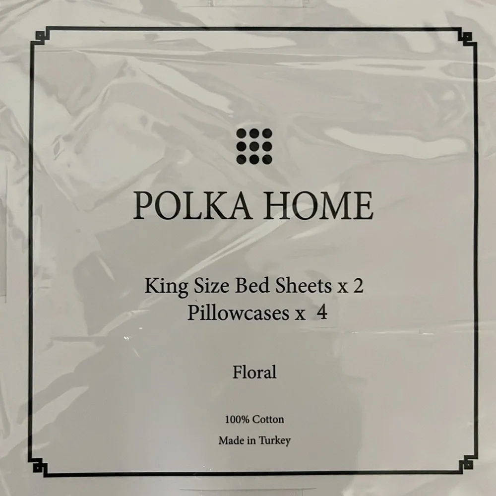 Polka Home Design comfortable bedsheets set .